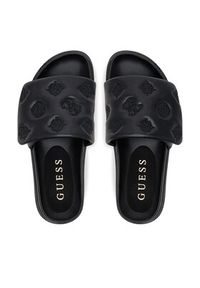 Guess Klapki FLJFA2ELE19 Czarny. Kolor: czarny. Materiał: skóra