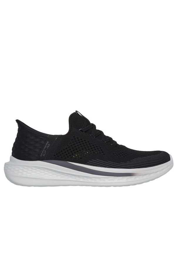 skechers - Buty wsuwane SLIP-INS sportowe męskie Skechers Slade Quinto. Zapięcie: bez zapięcia. Kolor: czarny