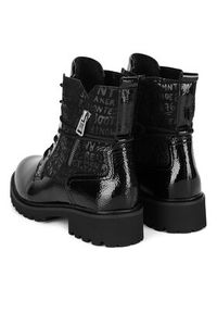 Remonte Botki D8659-03 Czarny. Kolor: czarny. Materiał: materiał