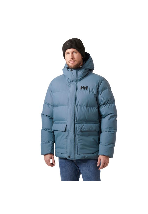 Kurtka puchowa Helly Hansen Nordic. Kolor: niebieski. Materiał: puch