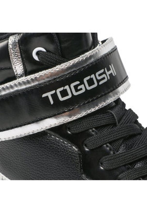 Togoshi Sneakersy WP-FW22-T049 Czarny. Kolor: czarny. Materiał: skóra