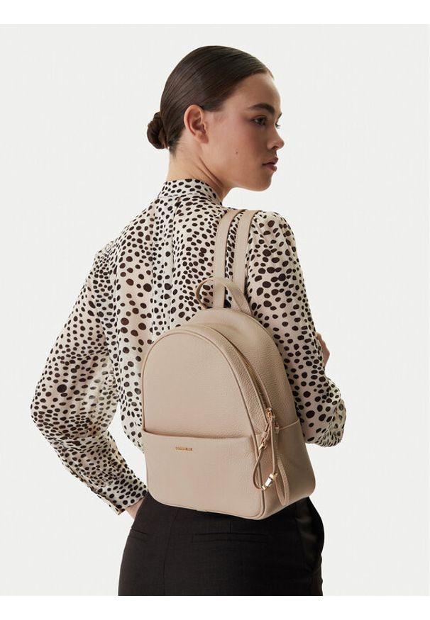 Coccinelle Plecak U45 Coccinellenory E1 U45 14 02 01 Beżowy. Kolor: beżowy. Materiał: skóra