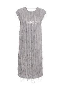InWear Sukienka koktajlowa Fiduc 30107725 Szary Regular Fit. Kolor: szary. Materiał: syntetyk. Styl: wizytowy