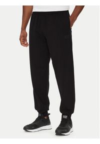 EA7 Emporio Armani Dres 7M000235 AF13512 UC001 Czarny Regular Fit. Kolor: czarny. Materiał: bawełna #5