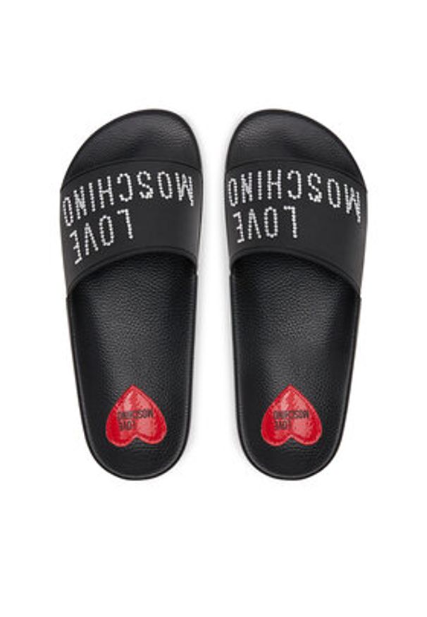 Love Moschino - LOVE MOSCHINO Klapki JA28122G0MI13000 Czarny. Kolor: czarny