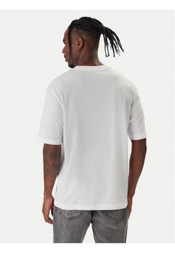 Hugo - HUGO T-Shirt Namerix 50554350 Biały Regular Fit. Kolor: biały. Materiał: bawełna