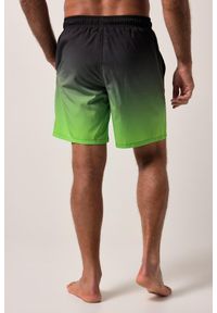 JAY-PI - Męskie Kąpielówki beachwear elastyczny pas styl batikowy do 8XL. Kolekcja: plus size. Kolor: zielony. Materiał: elastan, poliester, materiał