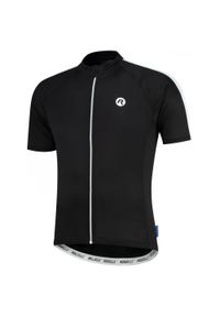 ROGELLI - EXPLORE, koszulka rowerowa z krótkim rękawem, czarna. Kolor: czarny. Długość rękawa: krótki rękaw. Długość: krótkie. Sport: kolarstwo