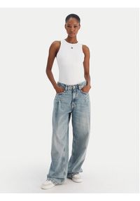 Hugo - HUGO Body Dasiel 50545196 Biały Slim Fit. Kolor: biały. Materiał: syntetyk #3