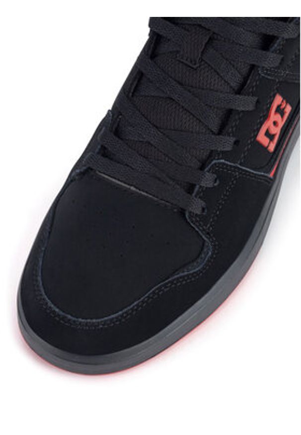 DC Sneakersy CURE HI TOP ADYS400072-XKKR Czarny. Kolor: czarny. Materiał: skóra