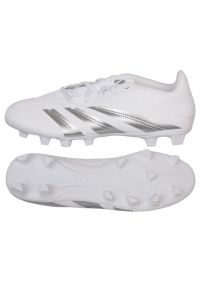 Adidas - Buty piłkarskie adidas Predator Club FxG M IG7758 białe. Zapięcie: sznurówki. Kolor: biały. Materiał: syntetyk. Sport: piłka nożna #1