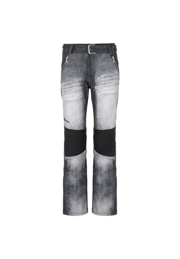 Damskie spodnie narciarskie softshell Kilpi JEANSO-W. Kolor: szary, czarny, wielokolorowy. Materiał: softshell. Sezon: zima. Sport: narciarstwo