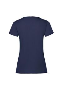 FRUIT OF THE LOOM - Koszulka Damska Valueweight. Kolor: niebieski