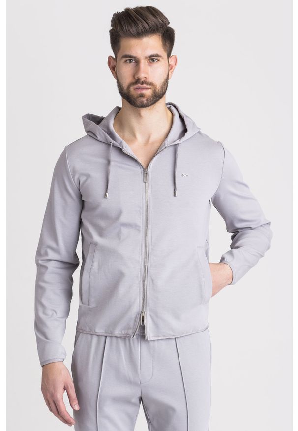 Bluza Emporio Armani z klasycznym kołnierzykiem, klasyczna