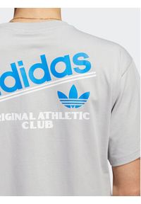 Adidas - adidas T-Shirt Athletic Club HI2971 Szary Regular Fit. Kolor: szary. Materiał: bawełna #4