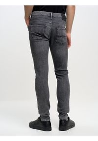 Big-Star - Spodnie jeans męskie skinny Deric 993. Okazja: na co dzień. Kolor: czarny. Styl: casual