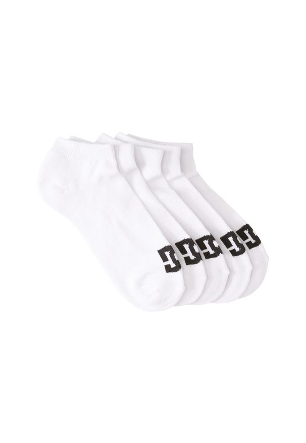 DC Shoes - dla Mężczyzn DC ANKLE 5PK Biały. Kolor: biały. Materiał: poliester, materiał, poliamid, bawełna, elastan