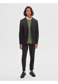 Selected Homme Sweter 16079774 Zielony Regular Fit. Kolor: zielony. Materiał: bawełna #2