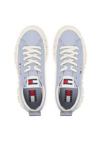 Tommy Jeans Sneakersy Tjw Flatform Chunky Sneaker EN0EN03036 Niebieski. Kolor: niebieski. Materiał: materiał #2