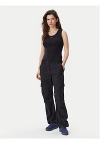 Tommy Jeans Spodnie materiałowe DW0DW20350 Czarny Relaxed Fit. Kolor: czarny. Materiał: syntetyk #2