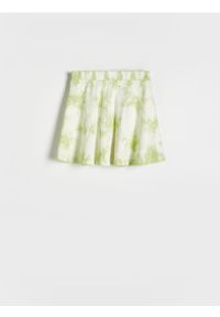 Reserved - Spódnica z efektem tie dye - jasnozielony. Kolor: zielony. Materiał: bawełna #1