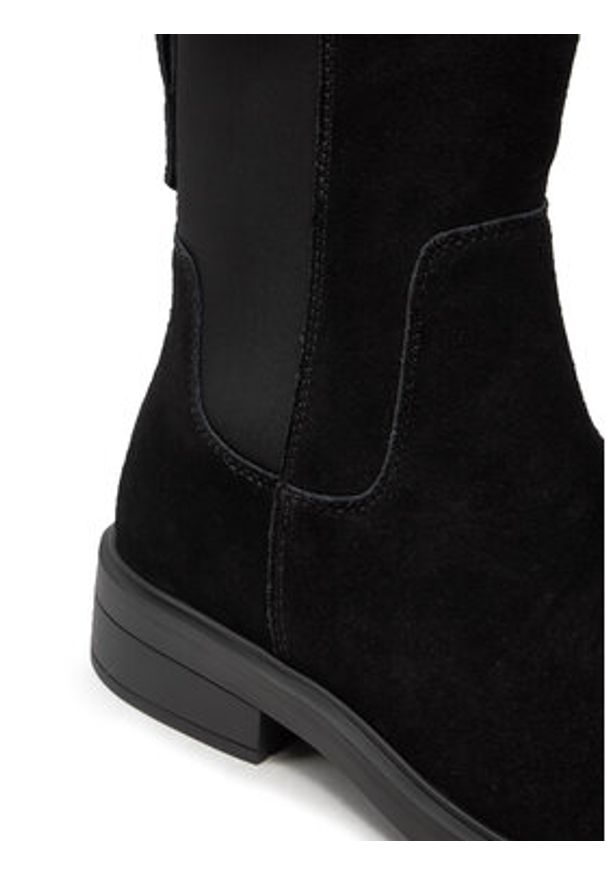 BOSS Sztyblety Vanty Bootie Sdly 50523512 Czarny. Kolor: czarny. Materiał: zamsz, skóra