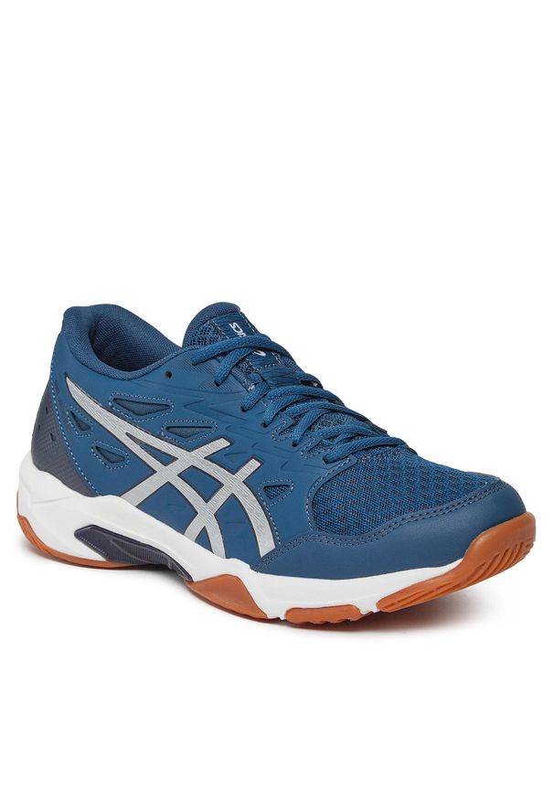 Buty Asics Gel-Rocket 11 1071A091 Mako Blue/Pure Silver 400. Kolor: niebieski. Materiał: materiał