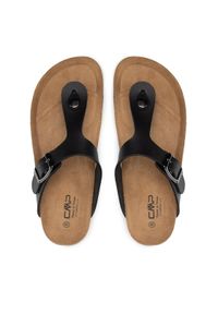 CMP Japonki Eco Mymosa Wmn Flip FLop 3Q91036 Czarny. Kolor: czarny. Materiał: skóra #1