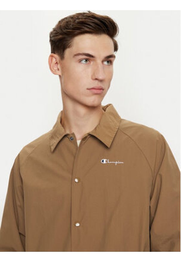 Champion Kurtka przejściowa S03744 Brązowy Custom Fit. Kolor: brązowy. Materiał: syntetyk