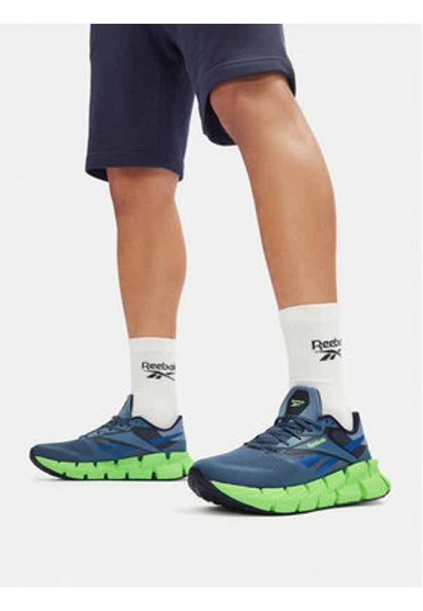 Reebok Buty do biegania FLOATZIG 1 100212131 Granatowy. Kolor: niebieski. Materiał: materiał