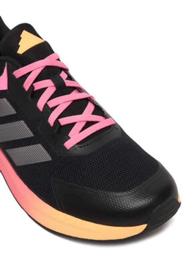 Adidas - adidas Sneakersy Fortarun 4.0 J JR9804 Czarny. Kolor: czarny. Materiał: materiał