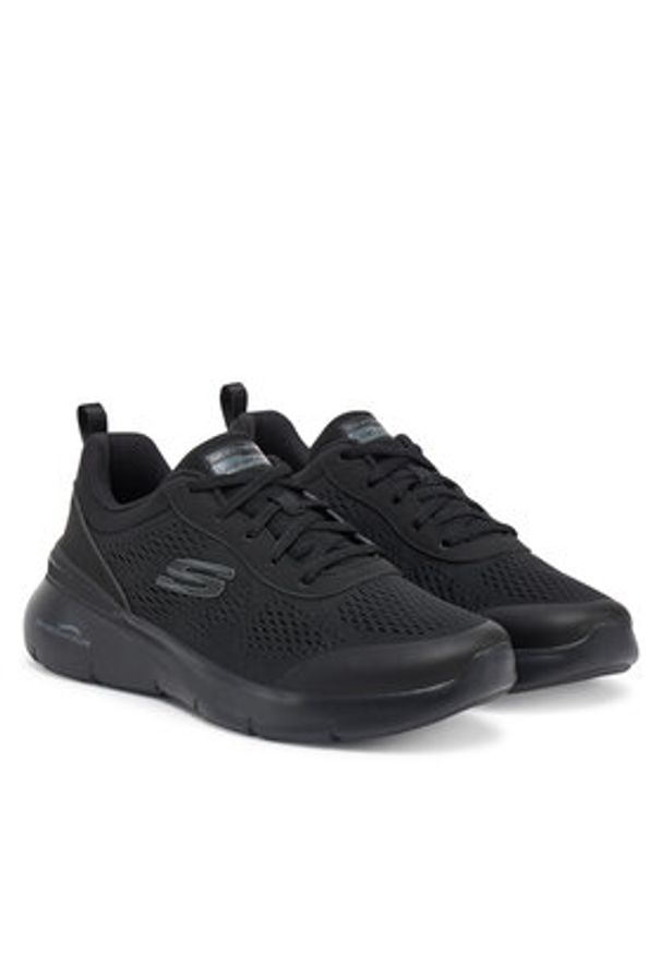 skechers - Skechers Sneakersy Skech-Air Dynamight 2.0-New Heights 150370/BBK Czarny. Kolor: czarny. Materiał: materiał