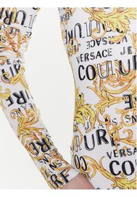 Versace Jeans Couture Sukienka codzienna Print Logo 74HAO938 Biały Slim Fit. Okazja: na co dzień. Kolor: biały. Materiał: syntetyk. Wzór: nadruk. Typ sukienki: proste. Styl: casual #3