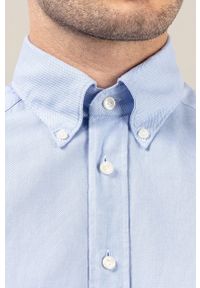 Eton - ETON - Koszula bawełniana. Typ kołnierza: button down. Kolor: niebieski. Materiał: bawełna #5