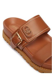 Liu Jo Klapki Livia 02 SA6109 P0102 Brązowy. Kolor: brązowy. Materiał: skóra #4