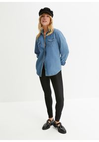 bonprix - Legginsy o wyglądzie dżinsów. Kolor: czarny #3