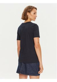 TOMMY HILFIGER - Tommy Hilfiger T-Shirt Script WW0WW42589 Granatowy Regular Fit. Kolor: niebieski. Materiał: bawełna #2