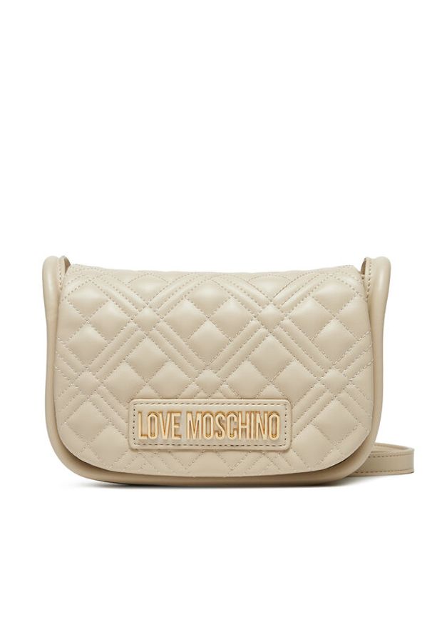 Love Moschino - LOVE MOSCHINO Torebka JC4139PP1MLA0110 Écru. Materiał: skórzane