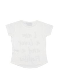 LEONE 1947 APPAREL - Dziewczęcy t-shirt z krótkim rękawem Chic Boxing. Kolor: biały. Długość rękawa: krótki rękaw. Długość: krótkie. Sport: joga i pilates