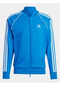 Adidas - adidas Bluza adicolor Classics SST IL2493 Niebieski Slim Fit. Kolor: niebieski. Materiał: bawełna, syntetyk #5