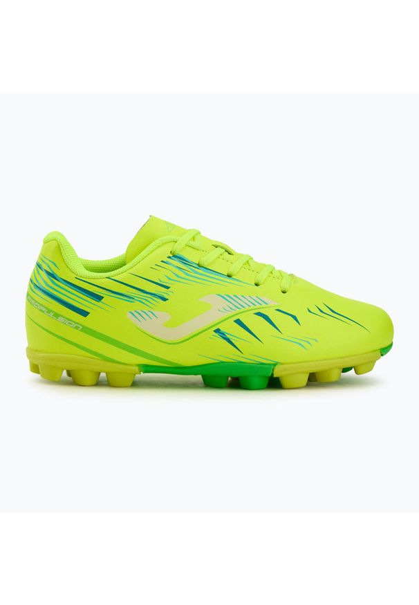 Buty piłkarskie dziecięce Joma Propulsion Jr HG. Kolor: żółty, wielokolorowy, zielony. Sport: piłka nożna