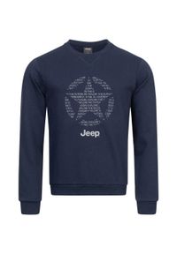 Bluza z Okrągłym Kołnierzem Jeep® dla Mężczyzn z Wzorem Gwiazdy. Kolor: wielokolorowy. Materiał: poliester, bawełna