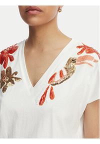 LOLA CASADEMUNT T-Shirt MS2615002 Biały Regular Fit. Kolor: biały. Materiał: bawełna #4