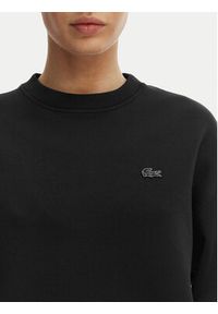 Lacoste Bluza SF0046 Czarny Oversize. Kolor: czarny. Materiał: bawełna #4