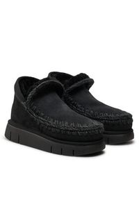 Mou Śniegowce Eskimo Bounce Sneaker FW531009A Czarny. Kolor: czarny. Materiał: skóra