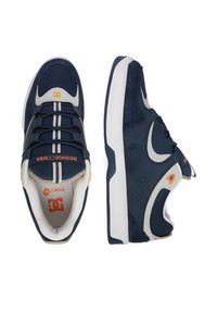 DC Shoes Sneakersy DC01721410 Granatowy. Kolor: niebieski. Materiał: skóra, zamsz #3