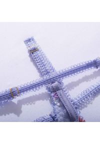 Intica - Komplet bielizny z pasem do pończoch na wyjątkowe okazje Akgul. Kolor: fioletowy. Materiał: materiał #4