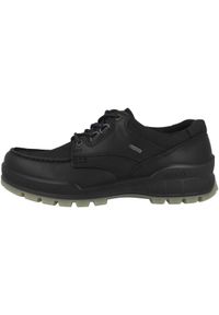 ecco - Buty do chodzenia męskie Ecco Track 25. Kolor: czarny. Materiał: skóra. Szerokość cholewki: normalna. Sport: turystyka piesza