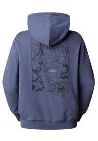 The North Face Bluza Powder Days NF0A8E4G Niebieski Relaxed Fit. Kolor: niebieski. Materiał: bawełna #4