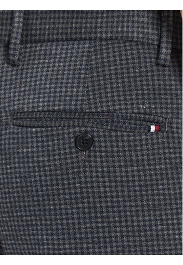 TOMMY HILFIGER - Tommy Hilfiger Spodnie materiałowe Hampton MW0MW32134 Szary Slim Fit. Kolor: szary. Materiał: syntetyk